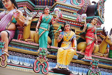 Image showing hindu temple statue