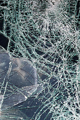 Image showing Shattered glass