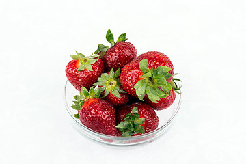 Image showing Fresh strawberries. 