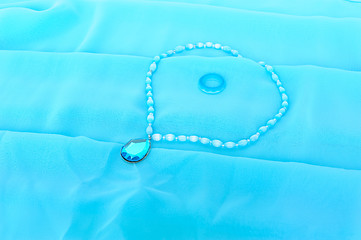 Image showing Blue necklace 