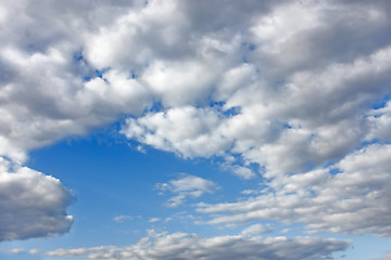 Image showing Cloudscape with white clouds