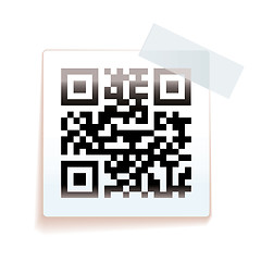 Image showing QR paper tag