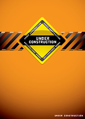 Image showing Under construction orange