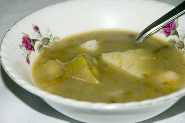 Image showing potato soup Colombia