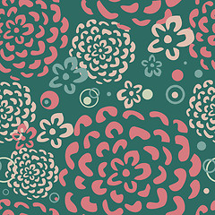 Image showing Bright Floral seamless pattern