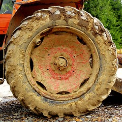 Image showing dirty wheel