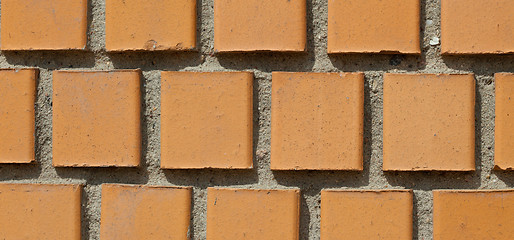 Image showing fragment of brick wall