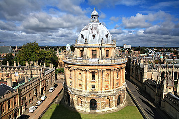 Image showing Oxford library and spires