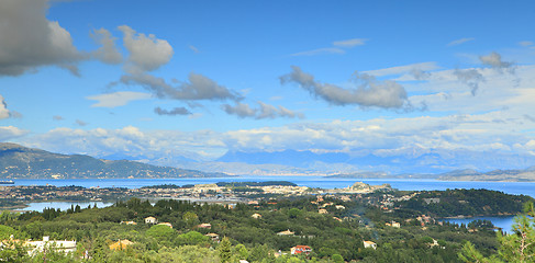 Image showing Corfu panorama