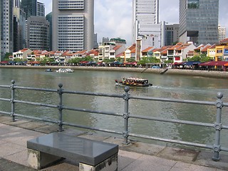 Image showing Boat Quay @ Singapore