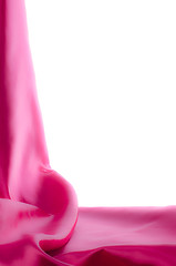 Image showing Pink satin