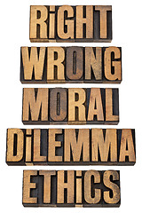 Image showing moral dilemma concept