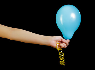 Image showing balloon in his hand