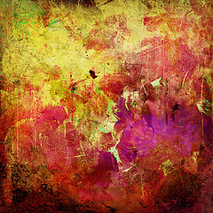 Image showing abstract background painting