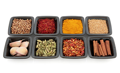 Image showing Exotic Spices and Herbs