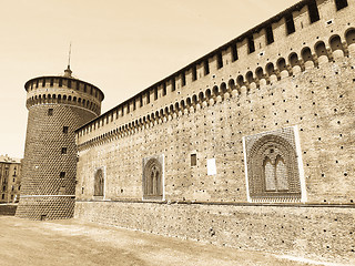 Image showing Castello Sforzesco, Milan