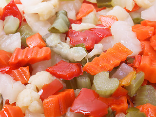 Image showing Mixed vegetables