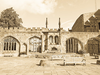 Image showing Coventry Cathedral ruins