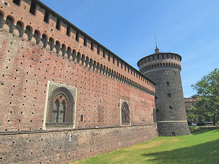 Image showing Castello Sforzesco, Milan