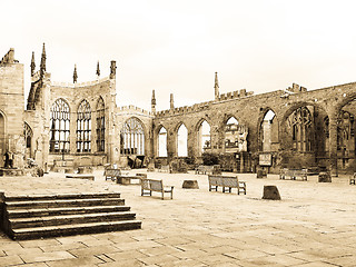 Image showing Coventry Cathedral ruins