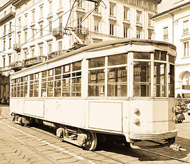 Image showing Vintage tram, Milan