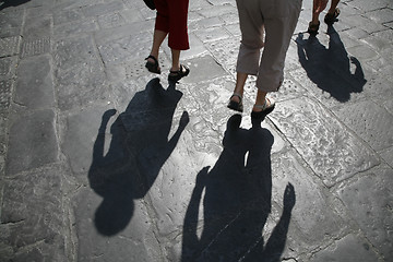 Image showing Tourists - Florence