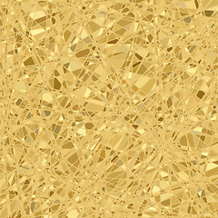 Image showing Gold mosaic background. EPS 8