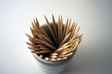 Image showing bunch of toothpicks