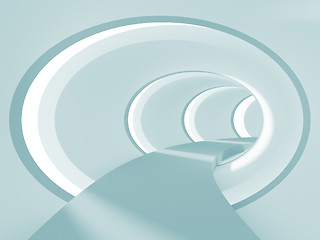 Image showing Abstract Tunnel