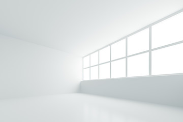 Image showing Empty White Room