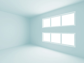 Image showing Empty White Room