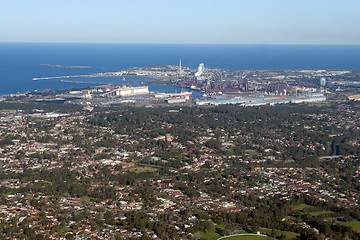 Image showing wollongong city and suburbs