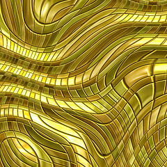 Image showing abstract gold metal background
