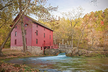 Image showing alley spring mill house