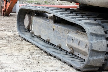 Image showing excavator chain