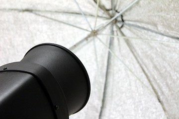 Image showing photography reflective umbrella