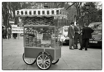 Image showing Simit cart Gulhane Park