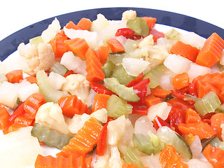 Image showing Mixed vegetables