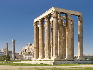 Image showing  Olympian Zeus temple, Athens, Greece 