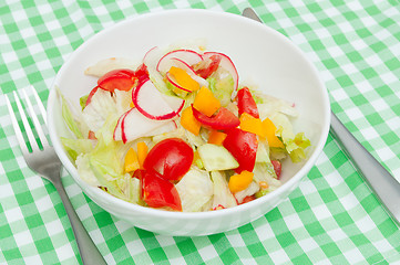 Image showing Fresh Vegetable Salad