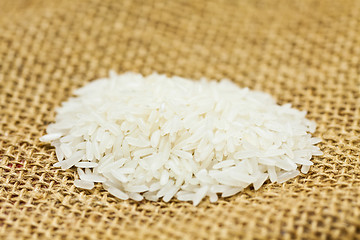 Image showing Rice on cloth