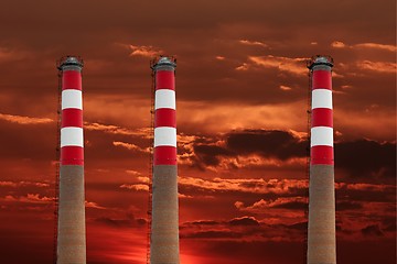 Image showing Chimneys