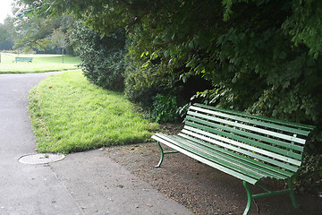 Image showing Park bench