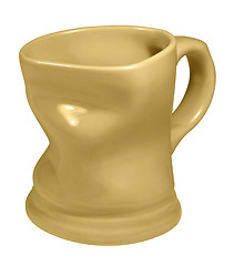 Image showing dented yellow cup