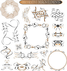 Image showing Calligraphic design elements and page decoration