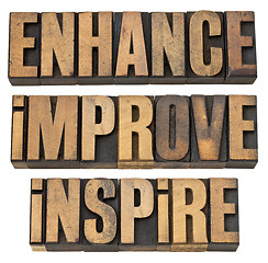 Image showing enhance, improve, inspire