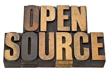 Image showing open source - software concept