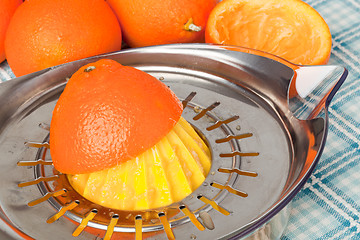 Image showing Fresh orange juice