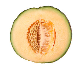 Image showing Cross section of a rockmelon