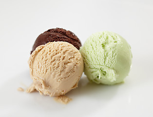Image showing ice cream balls